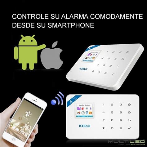 Kit B Sico De Alarma Privada Wifi Gsm G G Mini Tablet Con Control