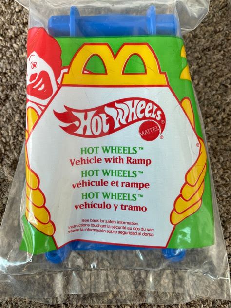 Hot Wheels Vehicles 6 With Ramps 2 Mcdonalds Happy Meal Toys Vintage 1990s NIP Etsy
