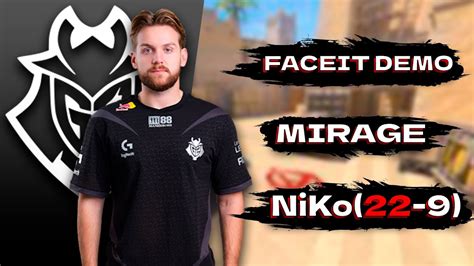 CS2 POV G2 NiKo 22 9 Vs FACEIT MIRAGE FACEIT DEMO YouTube