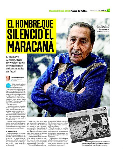 Muri Alcides Ghiggia Autor Del Gol Del Maracanazo La Naci N