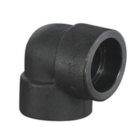 China Carbon Steel Forged Fittings ASTM A105 90 Degree Elbow Socket