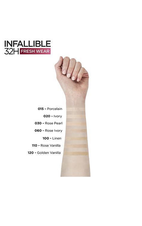 L Oreal Paris Infallible H Fresh Wear Foundation Porcelain Vitamin