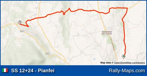 Ss Pianfei Stage Map Rally Di Limone Piemonte Rally