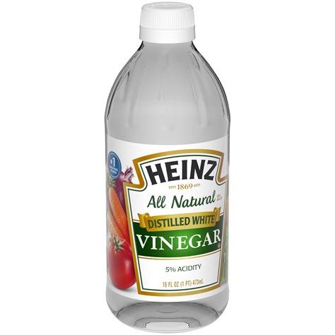 Heinz All Natural Distilled White Vinegar Fl Oz Bottle La Comprita