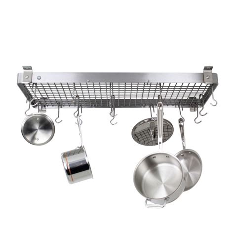 Enclume Flush Mounted Rectangular Ceiling Pot Rack Williams Sonoma