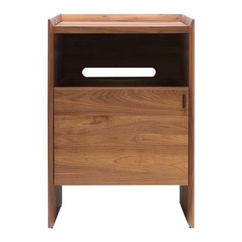 Unison Vinyl Record Storage Stand In Natural Walnut For Sale At