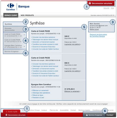 Guide De Consultation De Vos Soldes Carrefour Banque