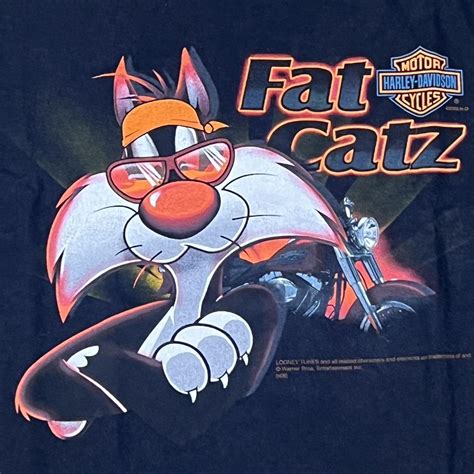 Fat Catz Harley X Looney Tunes Very Cool One Of Depop