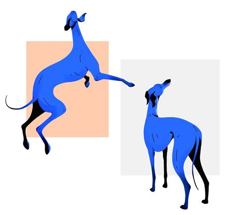 Greyhounds Series On Behance Greyhound Art Animal Illustration