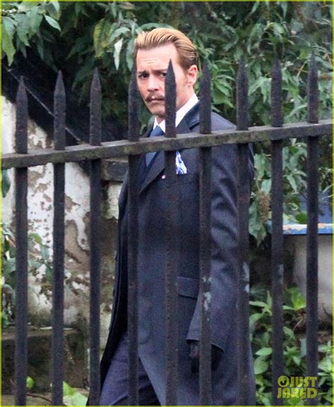 Johnny Depp Begins Filming Mortdecai In London Photo