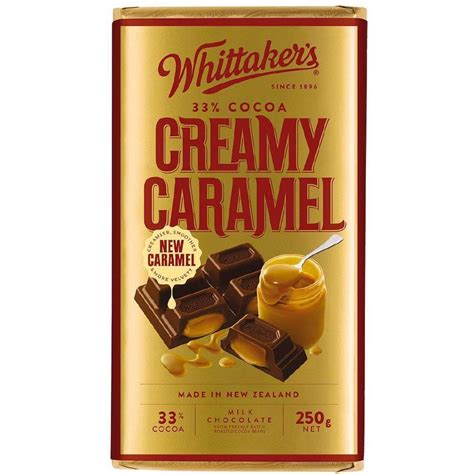 Whittaker's Creamy Caramel Chocolate Block 250g | BIG W