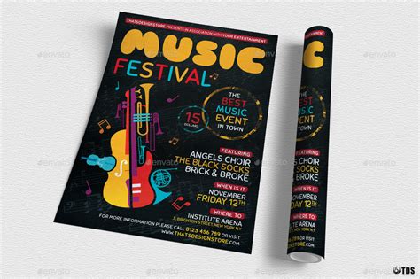 Music Festival Flyer Template V10 Print Templates Graphicriver