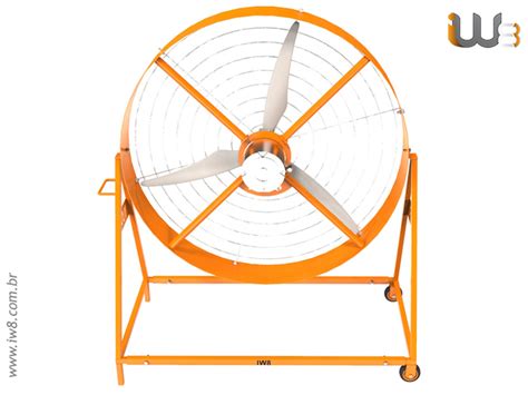 Ventilador Tufão De Chão - Ventilador Industrial de Chão Redondo de 1m Modelo Tufão
