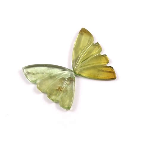 Tourmaline Carving Natural Bio Tourmaline Hand Carved Butterfly Wings