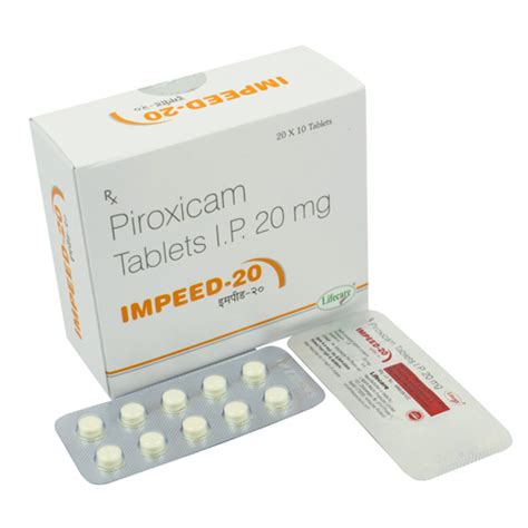 PIROXICAM Tablets 20 Mg Manufacturer Supplier PCD Franchise