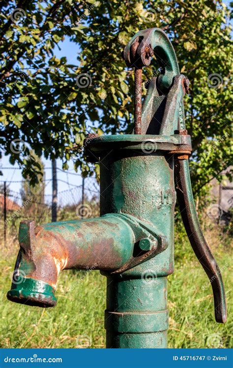 Old hand water pump stock image. Image of ancient, potable - 45716747