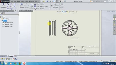 Solidworks Tutorial Solidworks Tutorial Model View And Projected View