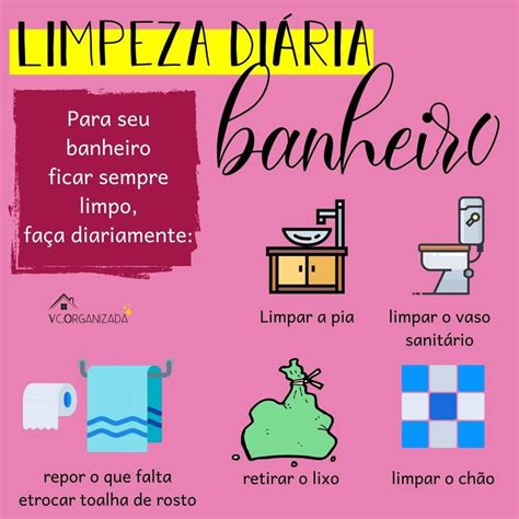 LIMPEZA DIÁRIA BANHEIRO Para que o seu banheiro fique sempre limpo faça