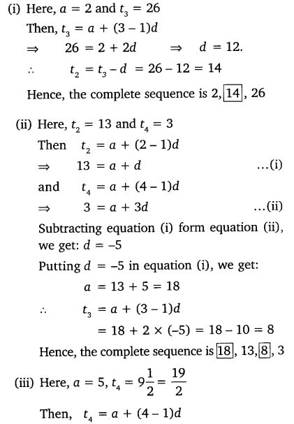 Ncert Solutions For Class Maths Chapter Arithmetic Progressions Ex