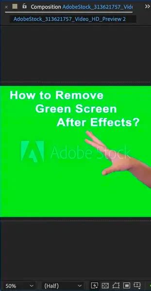 How To Remove Green Screen After Effects