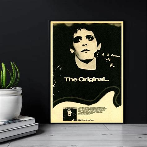 Lou Reed Poster Vintage Poster Aesthetic Poster Aesthetic Wall Art