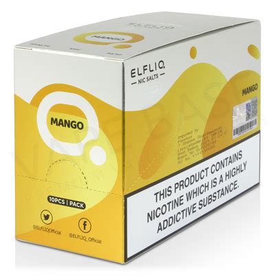 Mango Nic Salt E Liquid By Elfliq Elfliq Vape Base Gourmet Eliquid