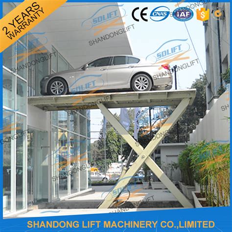 Hydraulic Mid Rise Vehicle Scissor Car Parking Lift China Scissor Car