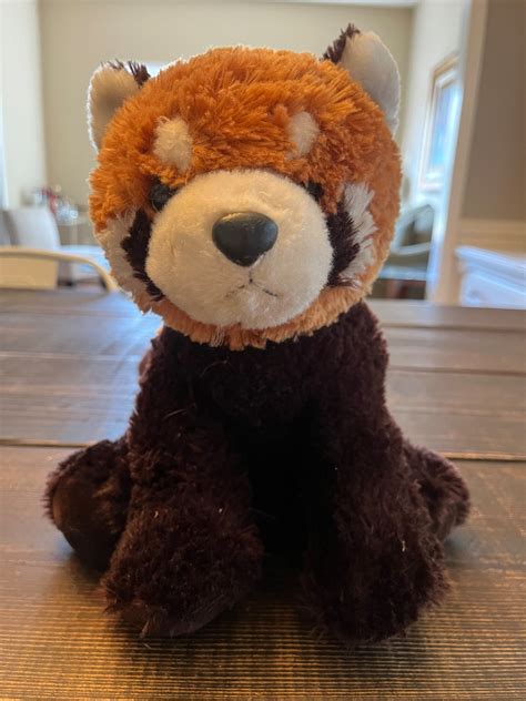 Aurora Black Brown Red Panda Teddy Bear Stuffed Plush Etsy