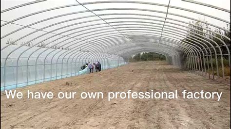 X M Agriculture Tomato Greenhouse Frames Plastic Film Single Span