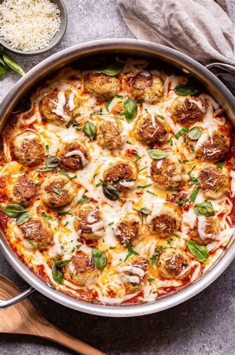 Chicken Parmesan Meatballs Recipe Runner