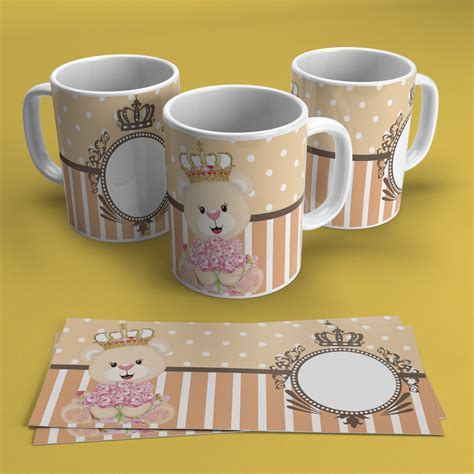 Kit Digital Arte Caneca Sublima O Menina Itens Elo