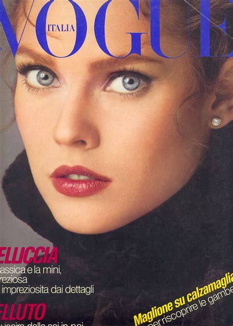 Carol Alt Throughout the Years in Vogue | Carol alt, Magazine cover, Carole