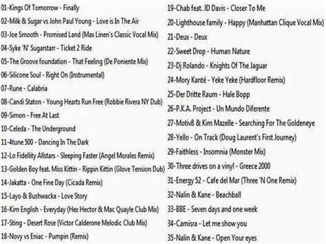 TRACKLIST CL SICOS MATIN E Hosted At ImgBB ImgBB