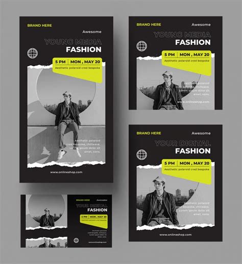 Best Fashion Social Media Templates Psd Design