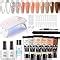 Amazon BORN PRETTY Poly Extension Gel Kit Colors Extension Nail Gel Kit Nude Clear Jelly