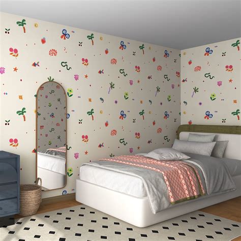 Doodle Dreams Wallpaper : Munks and Me - Nursery Wallpaper