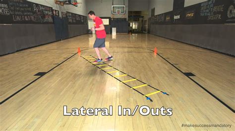 Lateral Insouts Speed Ladder Drill Youtube