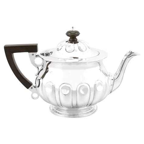 Sterling Silver Teapot Antique Edwardian At 1stdibs