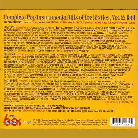 Complete Pop Instrumentals ~ Hits Of The Sixties Vol 3 1961 Cd1