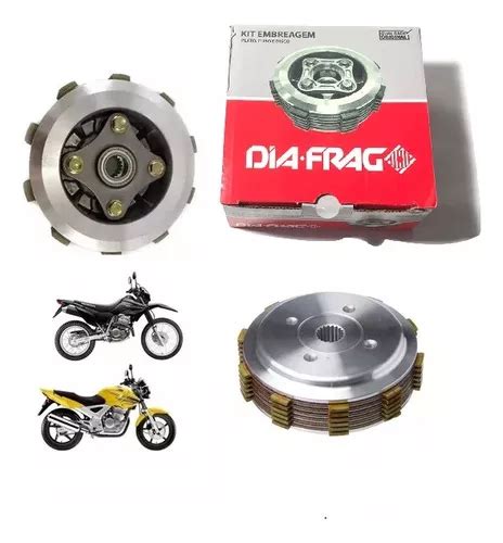 Kit Embreagem Completo Honda Cbx250 Twister Tornado Diafrag