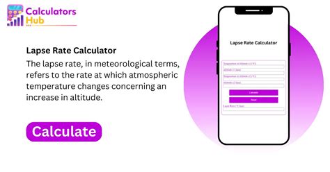 Lapse Rate Calculator Online