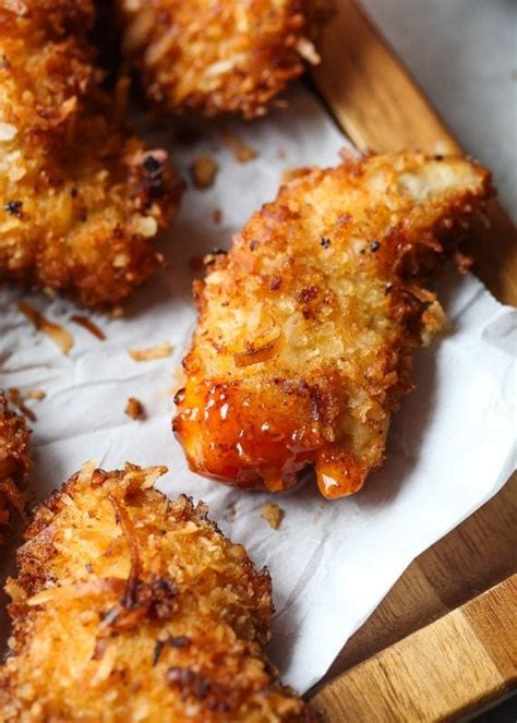 Crispy Coconut Chicken Strips Cookies And Cups