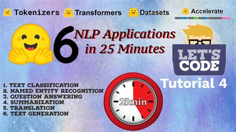 6 NLP Applications using Hugging Face Pipeline | Tour of all Hugging ...