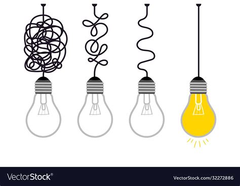 simplification concept royalty  vector image