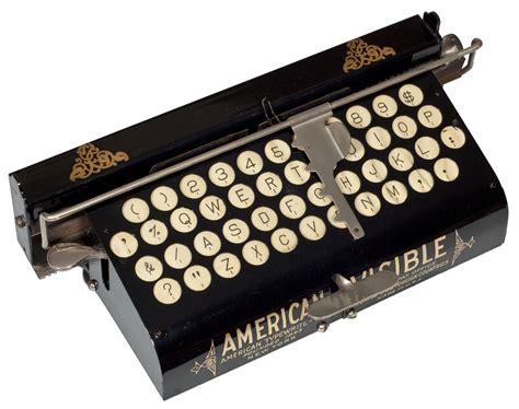 American Visible 1 Typewriter - Antique Typewriters