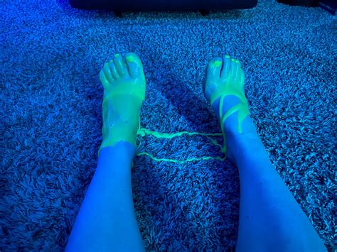 Just Having A Nickelodeon Slime Moment On My Feet It Matches My Green