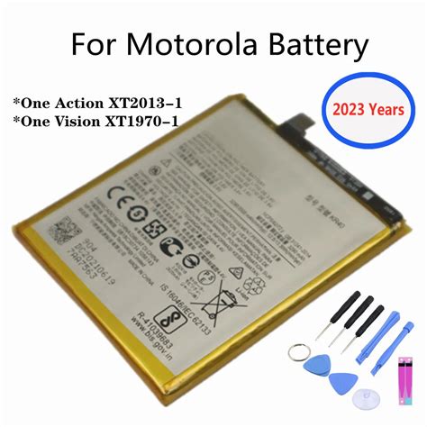 KR40 Bater A De Repuesto Para Tel Fono Motorola Moto One Action XT2013