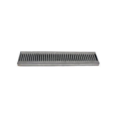 12x5 Surface Mounted Drip Tray Stainless Steel No Drain