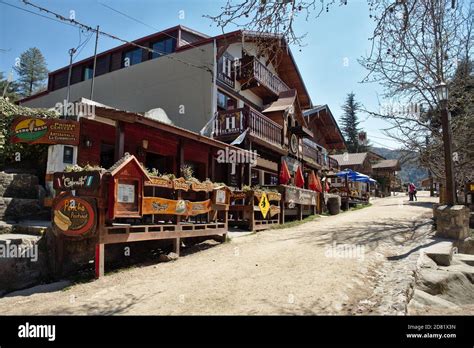 La Cumbrecita Cordoba Argentina 2020 View Of The Main Street Of