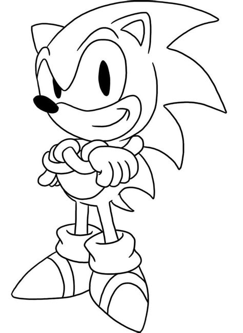 M Larbild Leende Sonic Skiv Ut Gratis P Malarbilder Se